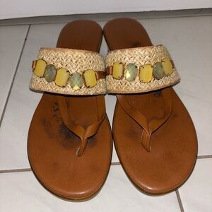 Toscanella Italian Wedge Sandal